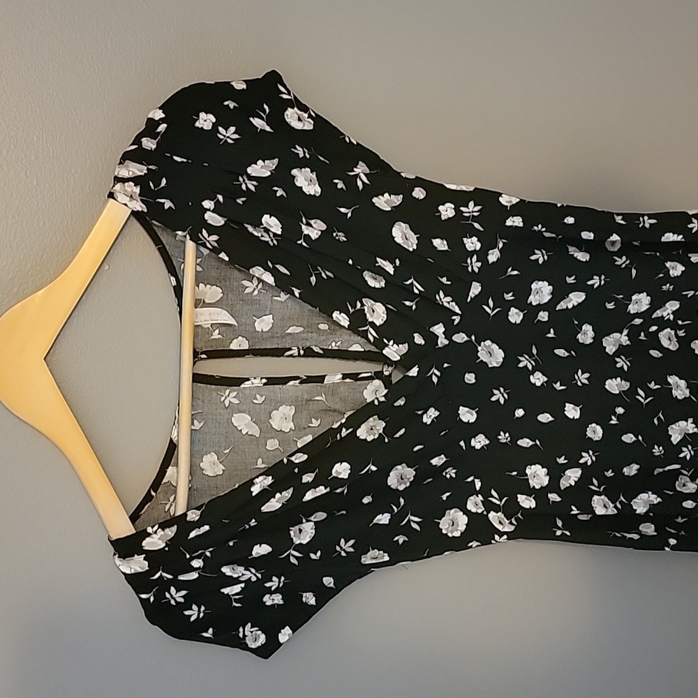 Free people vintage skater dress open back size 4